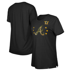 Atlanta Braves Women's Armed Forces Day T-Shirt Black | New Era