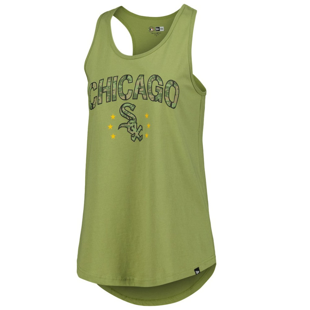 Chicago White Sox Women's Armed Forces Day Tank Top Olive | New Era