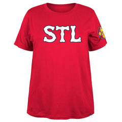 St. Louis Cardinals Women's 2024 City Connect Plus Size T-Shirt Red | New Era