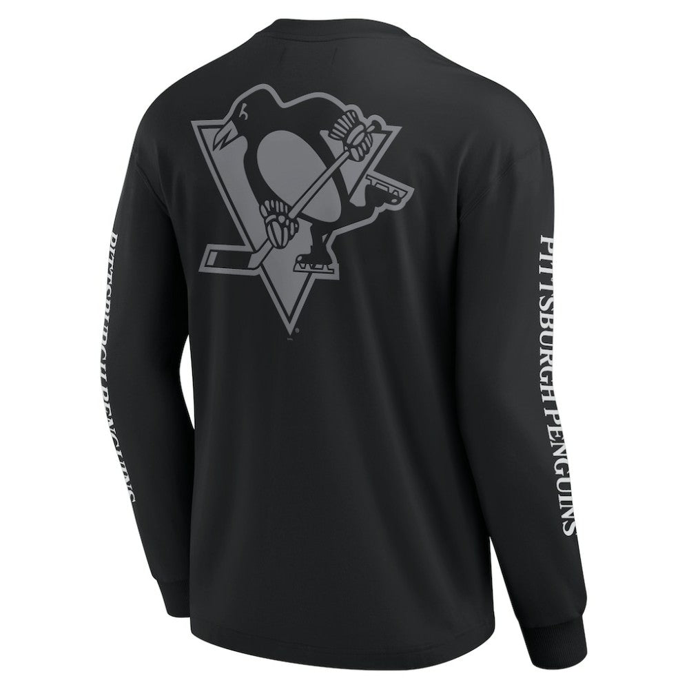 Pittsburgh Penguins Fanatics Elements Strive Long Sleeve T-Shirt Black