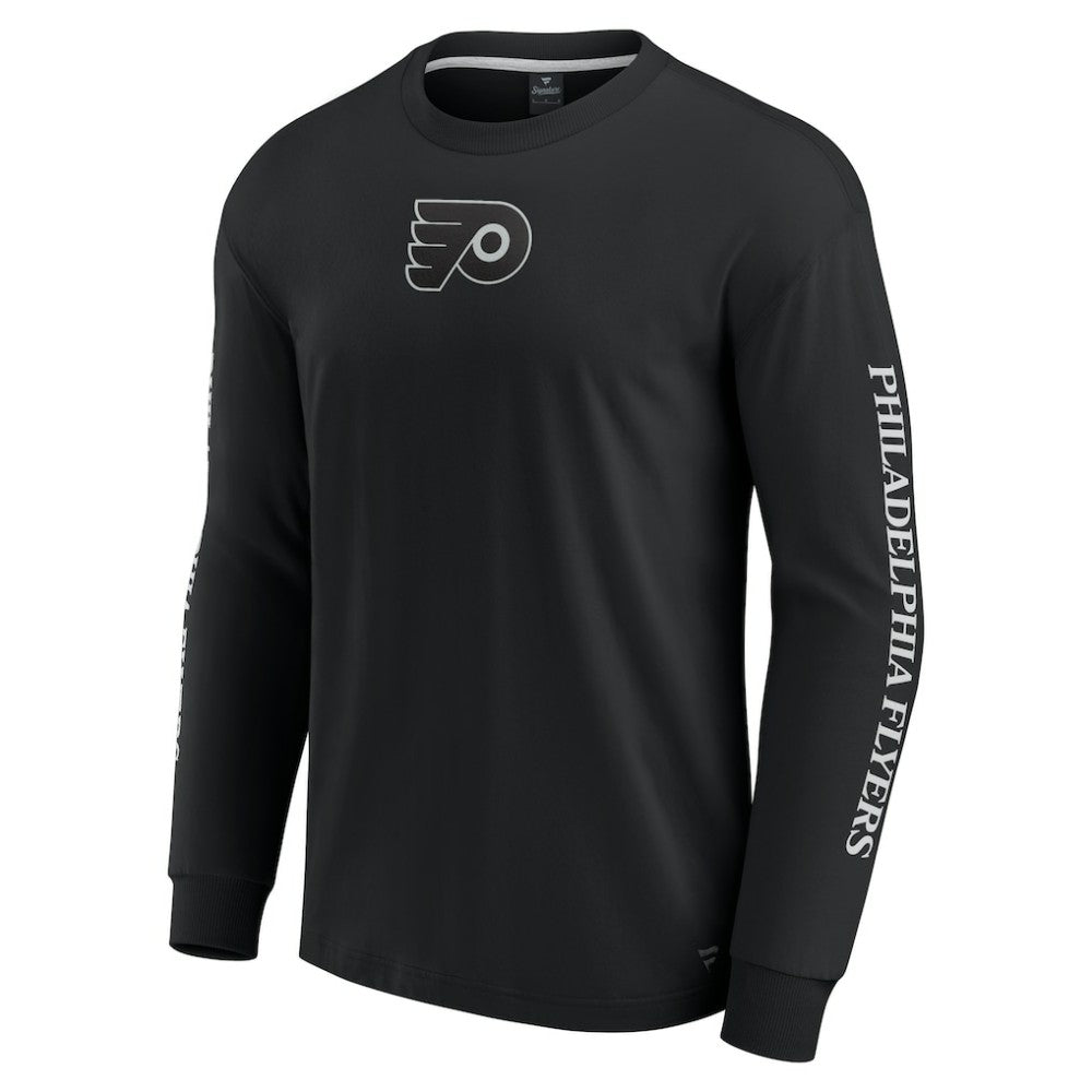 Philadelphia Flyers Fanatics Elements Strive Long Sleeve T-Shirt Black
