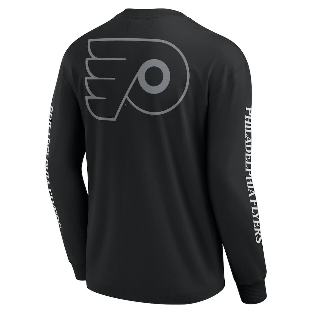 Philadelphia Flyers Fanatics Elements Strive Long Sleeve T-Shirt Black