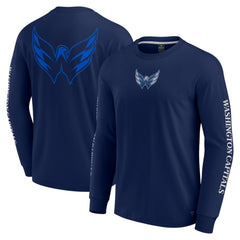 Washington Capitals Fanatics Elements Strive Long Sleeve T-Shirt Navy