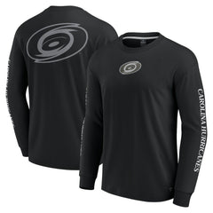 Carolina Hurricanes Fanatics Elements Strive Long Sleeve T-Shirt Black