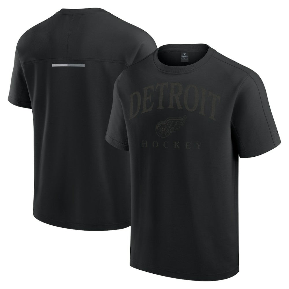 Detroit Red Wings Fanatics Elements Flex Tri-Blend T-Shirt Black