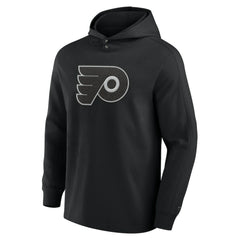 Philadelphia Flyers Fanatics Elements Blaze Tri-Blend Long Sleeve Hoodie T-Shirt Black