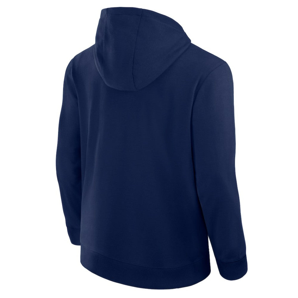 Seattle Kraken Fanatics Elements Tonal Primary Tri-Blend Full-Zip Hoodie Navy