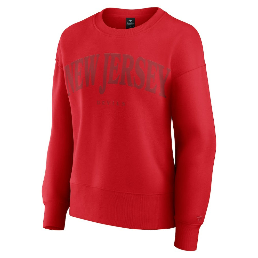 New Jersey Devils Fanatics Women's Elements Flow Pullover Sweatshirt Red