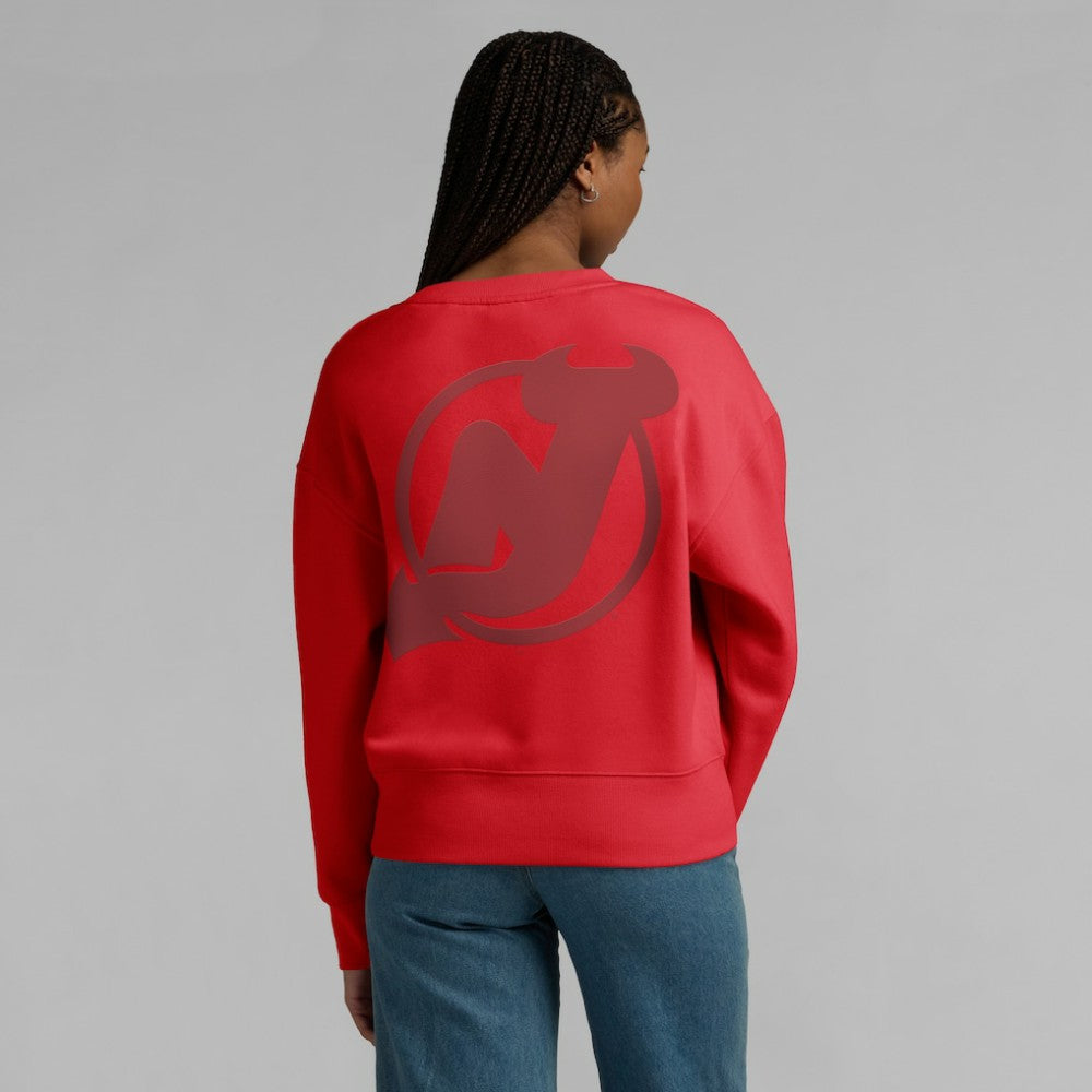 New Jersey Devils Fanatics Women's Elements Flow Pullover Sweatshirt Red