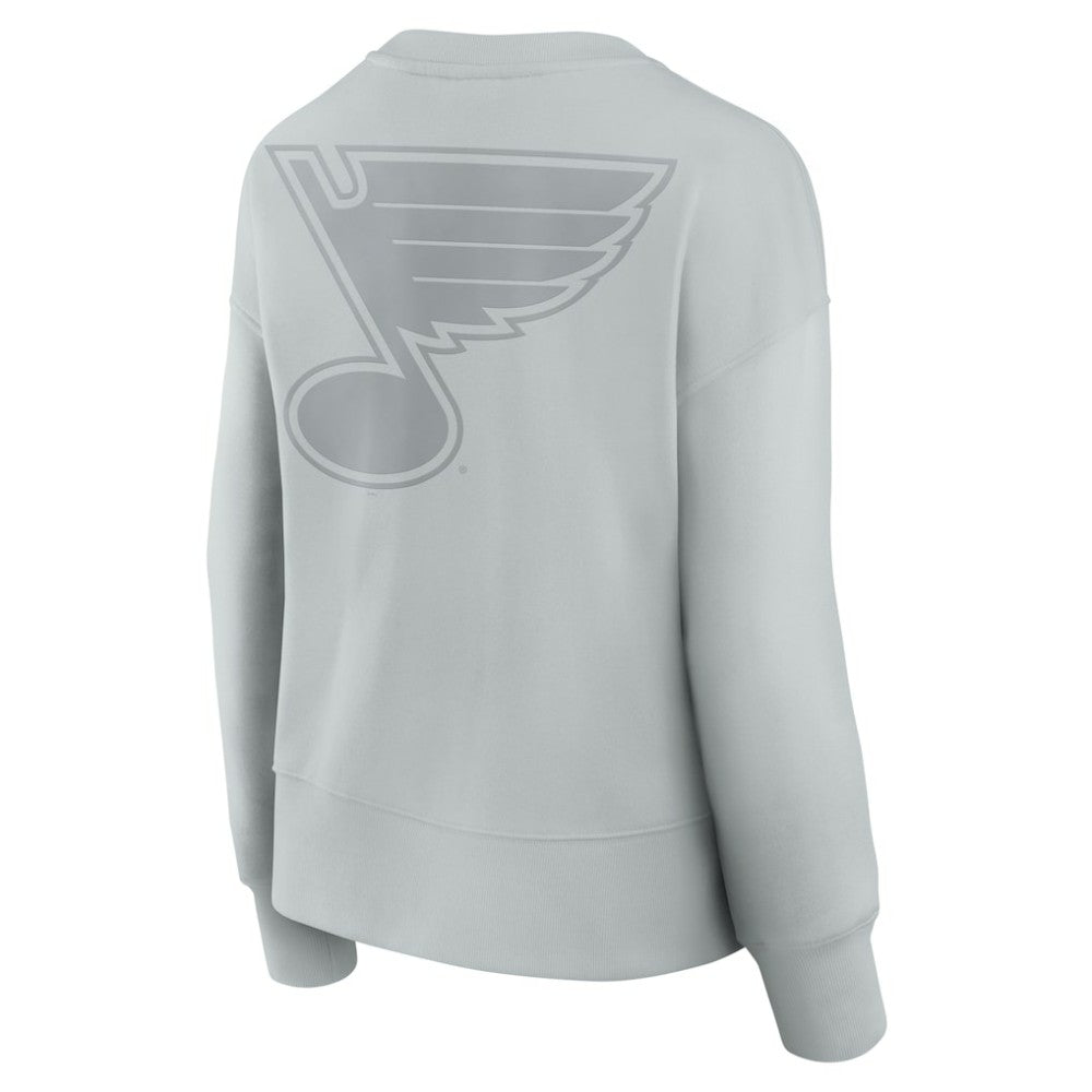 St. Louis Blues Fanatics Women's Elements Flow Pullover Sweatshirt Gray