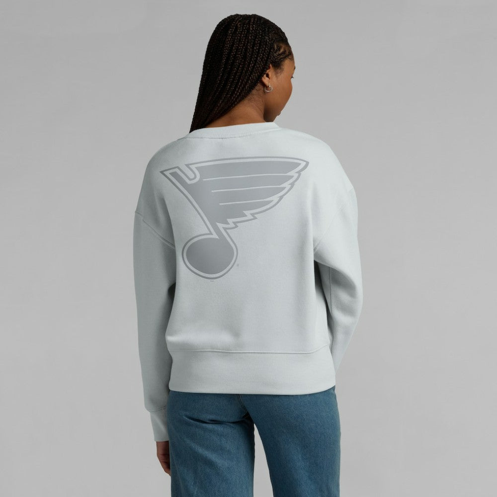 St. Louis Blues Fanatics Women's Elements Flow Pullover Sweatshirt Gray