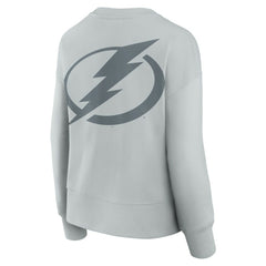 Tampa Bay Lightning Fanatics Women's Elements Flow Pullover Sweatshirt Gray