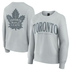 Toronto Maple Leafs Fanatics Women's Elements Flow Pullover Sweatshirt Gray