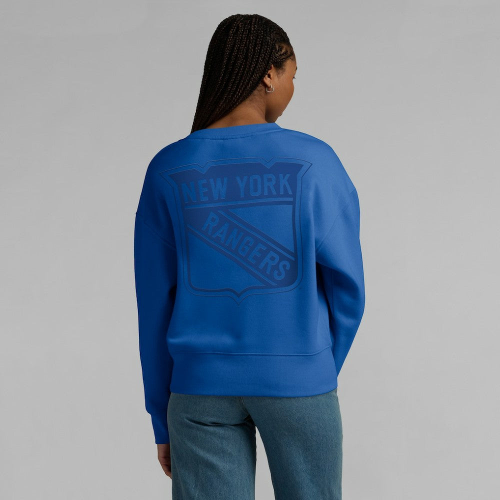 New York Rangers Fanatics Women's Elements Flow Pullover Sweatshirt Royal