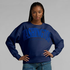 Washington Capitals Fanatics Women's Elements Flow Pullover Sweatshirt Navy