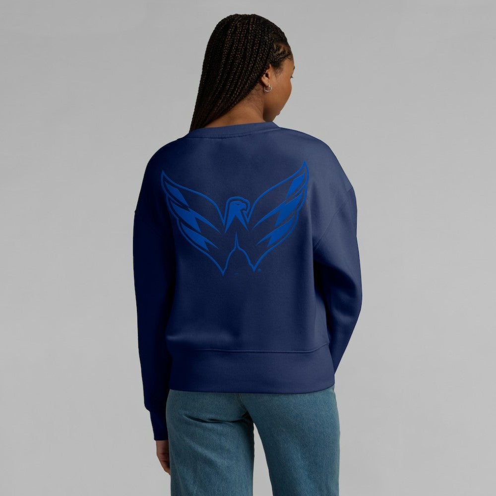 Washington Capitals Fanatics Women's Elements Flow Pullover Sweatshirt Navy