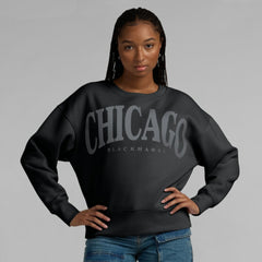 Chicago Blackhawks Fanatics Women's Elements Flow Pullover Sweatshirt Black