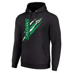 Dallas Stars Starter Color Scratch Fleece Pullover Hoodie Black