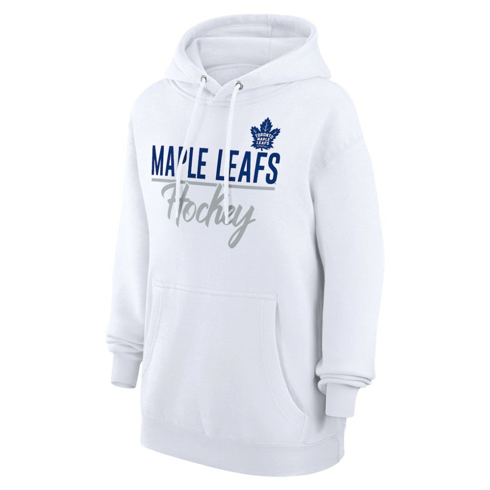 Toronto Maple Leafs G-III 4Her by Carl Banks Women's Team Fleece Pullover Hoodie White