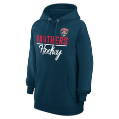 Florida Panthers G-III 4Her by Carl Banks Women's Team Fleece Pullover Hoodie Navy