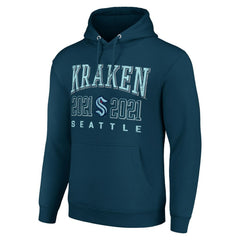 Seattle Kraken Starter Graphic Pullover Hoodie Deep Sea Blue