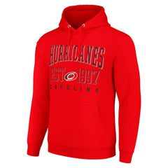 Carolina Hurricanes Starter Graphic Pullover Hoodie Red