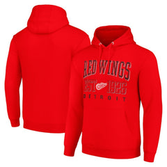 Detroit Red Wings Starter Retro Graphic Pullover Hoodie Red