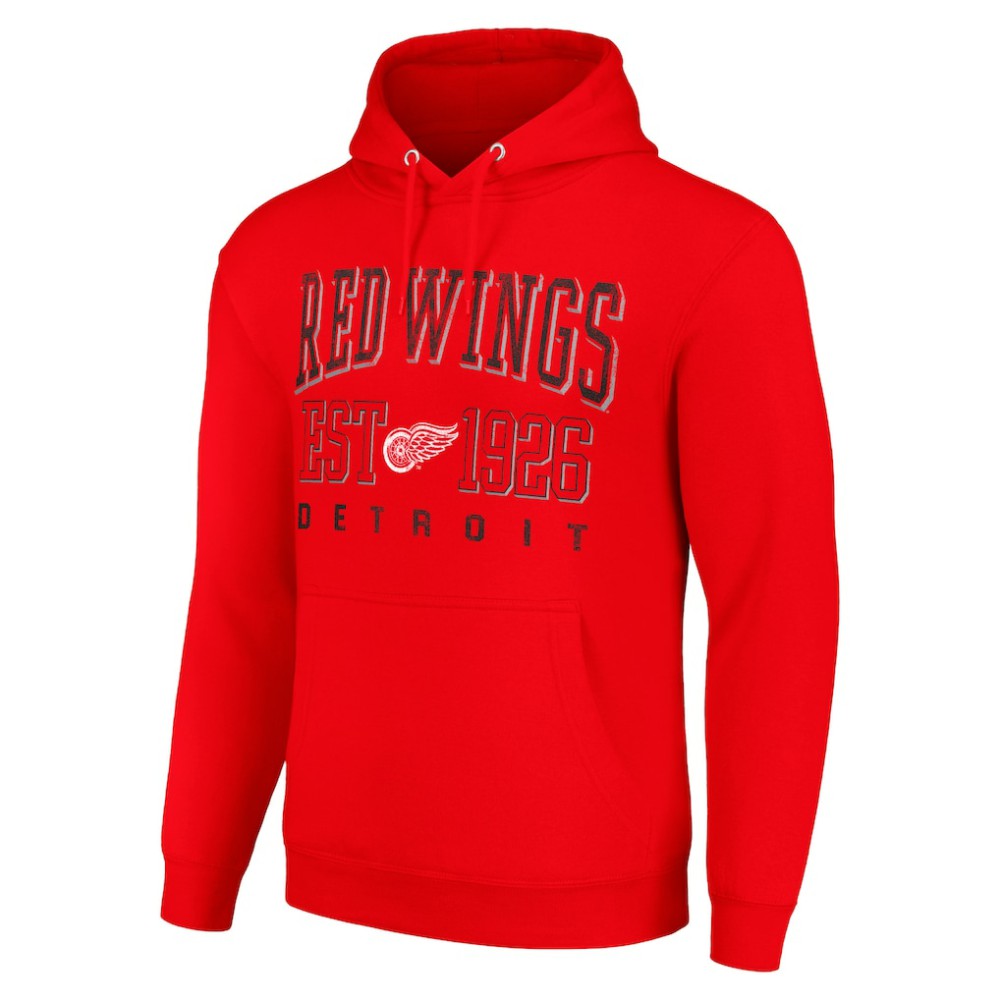 Detroit Red Wings Starter Retro Graphic Pullover Hoodie Red