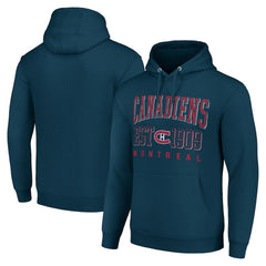 Montreal Canadiens Starter Retro Graphic Pullover Hoodie Navy