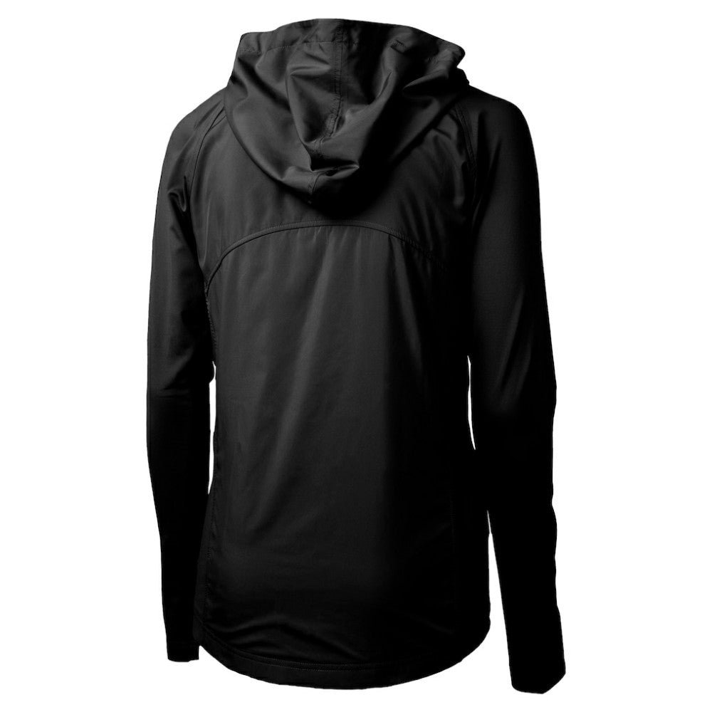 San Francisco Giants Cutter & Buck Women's City Connect Adapt Eco Knit Hybrid Recycled Full-Zip Hoodie Black