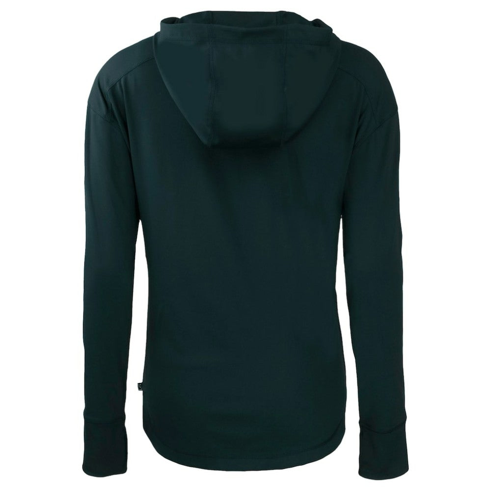 Chicago Cubs Cutter & Buck Women's City Connect Daybreak Eco Recycled Full-Zip Hoodie Navy