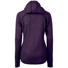 Colorado Rockies Cutter & Buck Women's City Connect Mainsail Full-Zip Hooded Jacket Heather Purple
