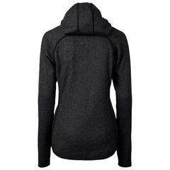 Los Angeles Dodgers Cutter & Buck Women's City Connect Mainsail Full-Zip Hooded Jacket Heather Charcoal