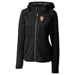 San Francisco Giants Cutter & Buck Women's City Connect Mainsail Full-Zip Hooded Jacket Heather Charcoal