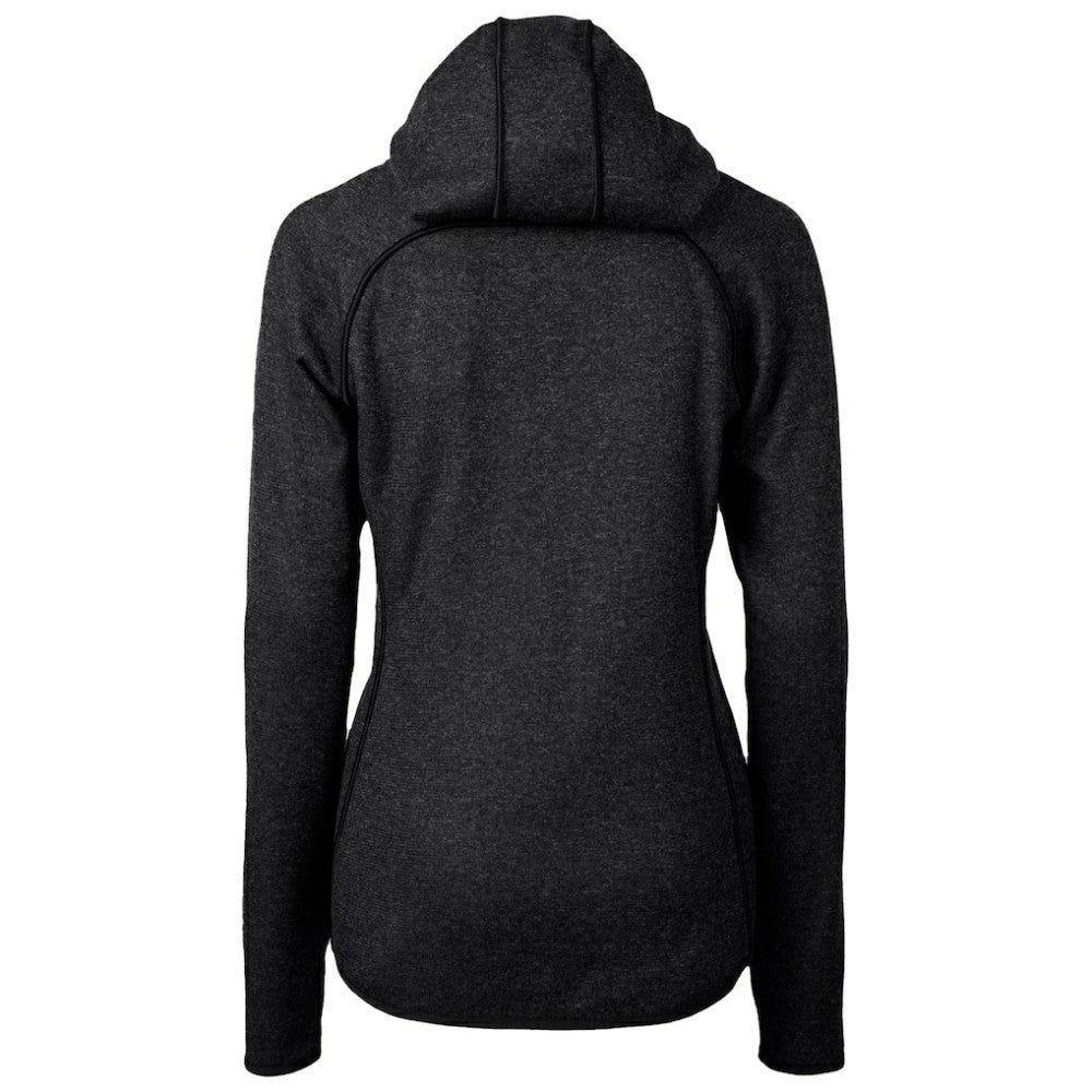 San Francisco Giants Cutter & Buck Women's City Connect Mainsail Full-Zip Hooded Jacket Heather Charcoal