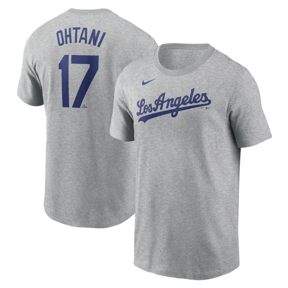 Shohei Ohtani Los Angeles Dodgers 2024 Fuse Name & Number T-Shirt - Gray | Nike