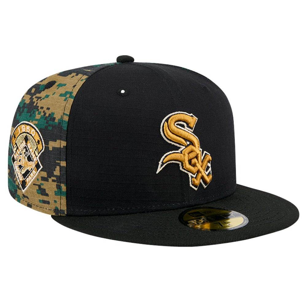 Chicago White Sox Digi Camo 59FIFTY Fitted Hat Black | New Era