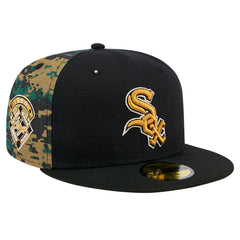 Chicago White Sox Digi Camo 59FIFTY Fitted Hat Black | New Era