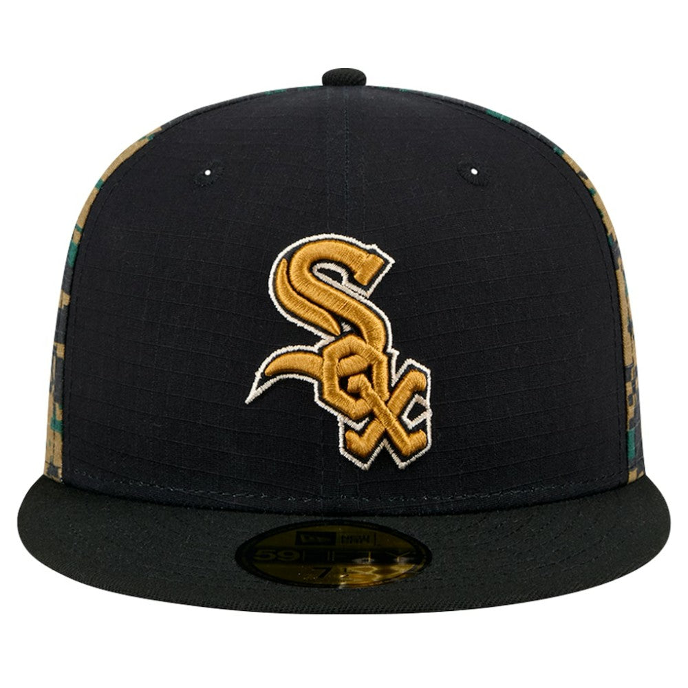 Chicago White Sox Digi Camo 59FIFTY Fitted Hat Black | New Era