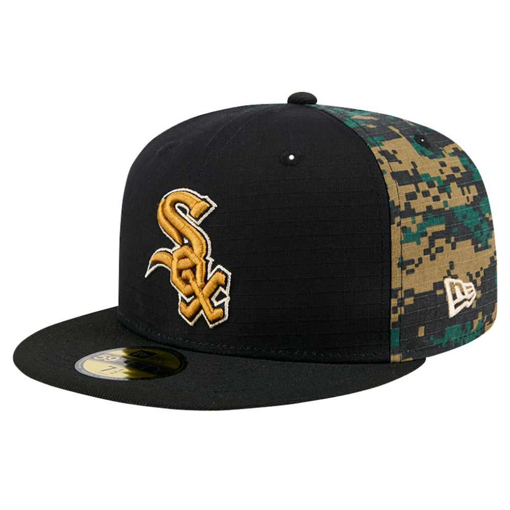 Chicago White Sox Digi Camo 59FIFTY Fitted Hat Black | New Era