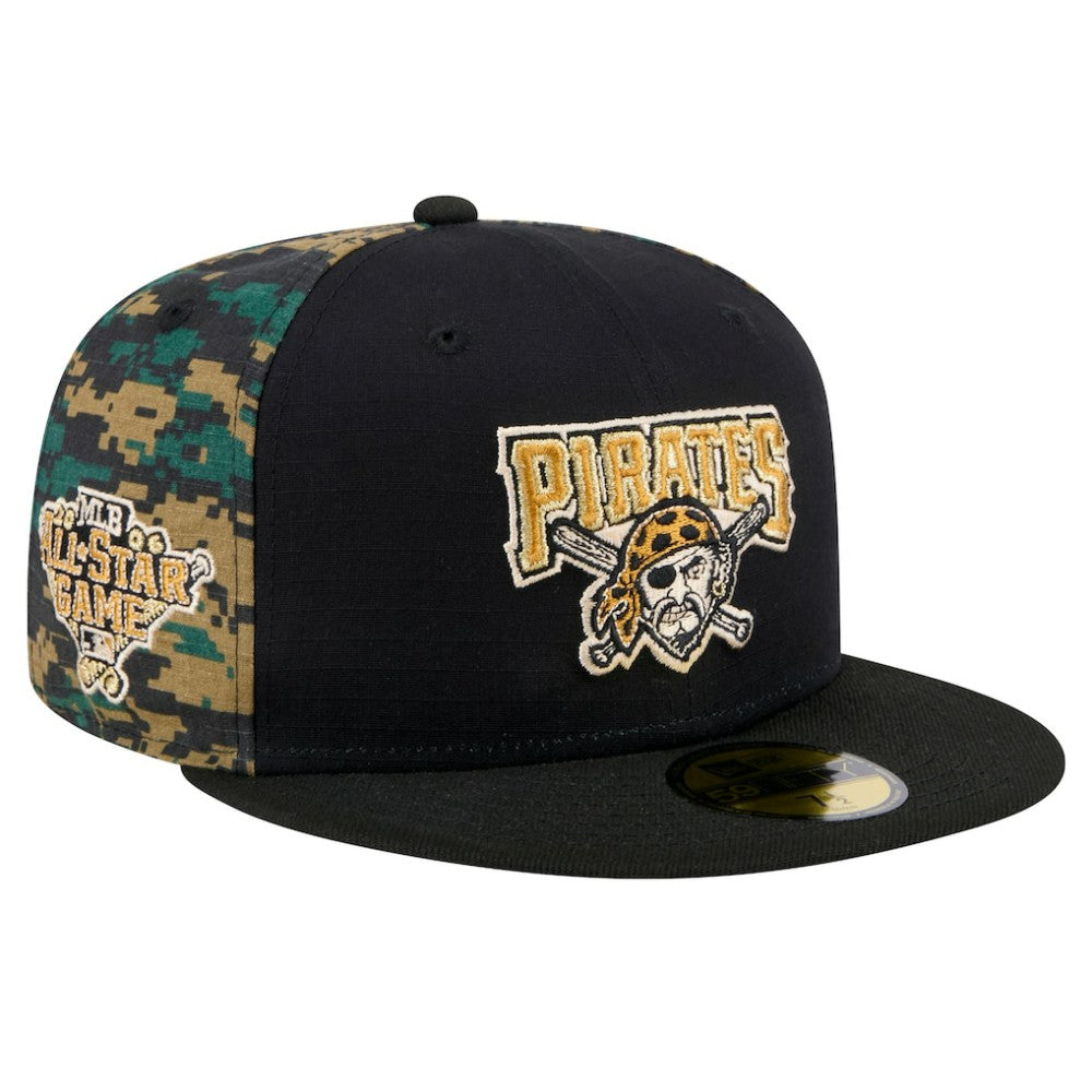 Pittsburgh Pirates Digi Camo 59FIFTY Fitted Hat Black | New Era