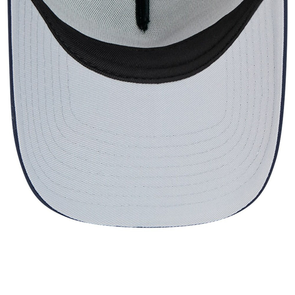 Boston Red Sox Retro Wordmark 9FORTY A-Frame Trucker Adjustable Hat White | New Era
