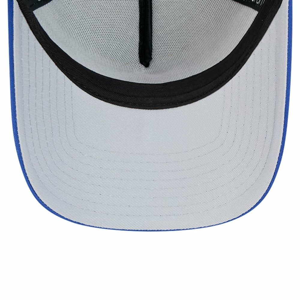 Chicago Cubs Retro Wordmark 9FORTY A-Frame Trucker Adjustable Hat White | New Era