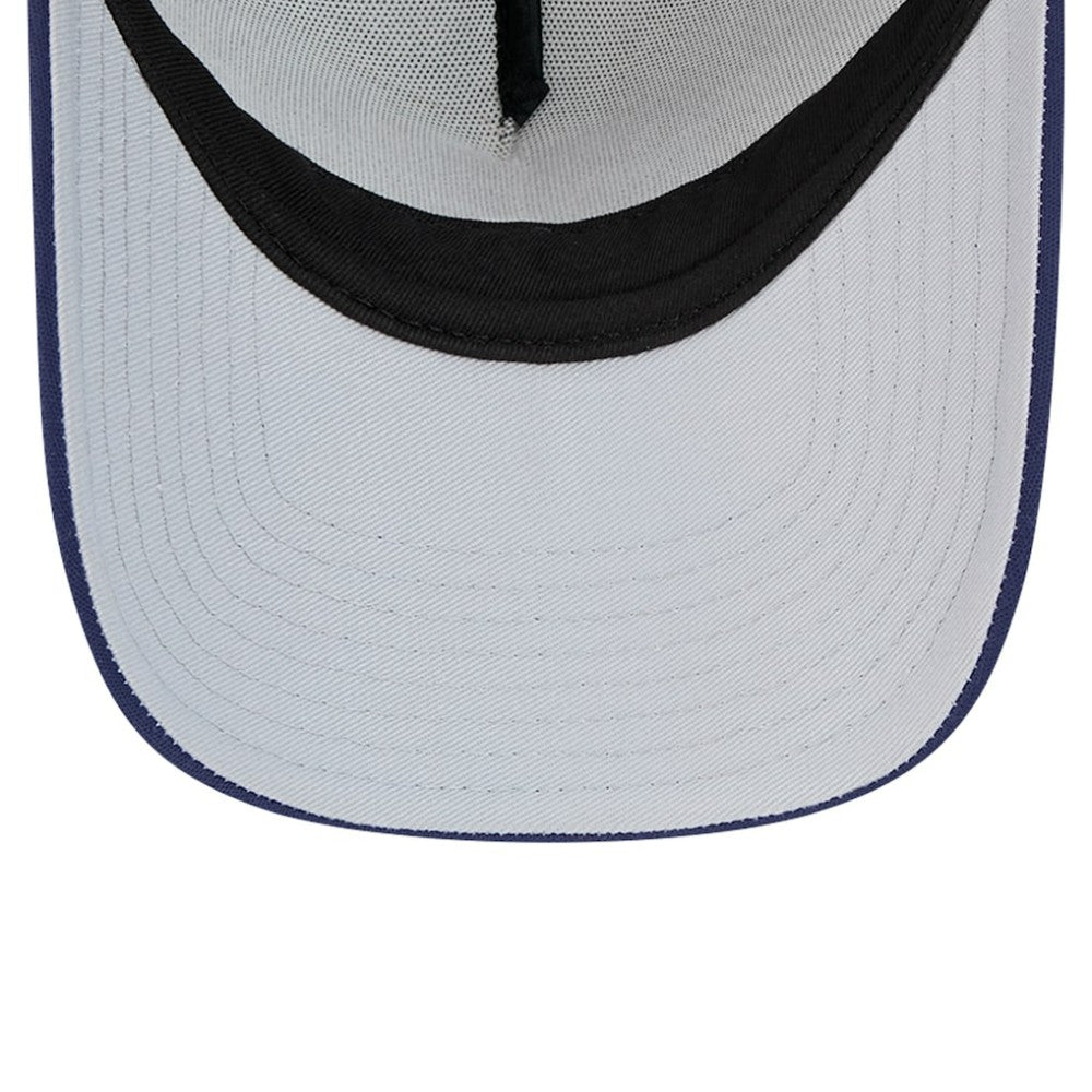 Chicago White Sox Retro Wordmark 9FORTY A-Frame Trucker Adjustable Hat White | New Era