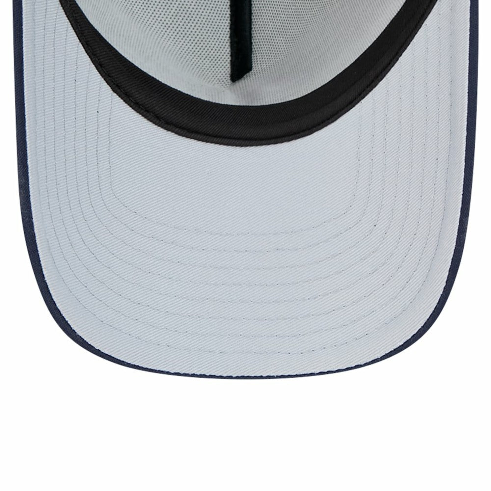 Houston Astros Retro Wordmark 9FORTY A-Frame Trucker Adjustable Hat White | New Era