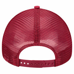 Philadelphia Phillies Retro Wordmark 9FORTY A-Frame Trucker Adjustable Hat White | New Era