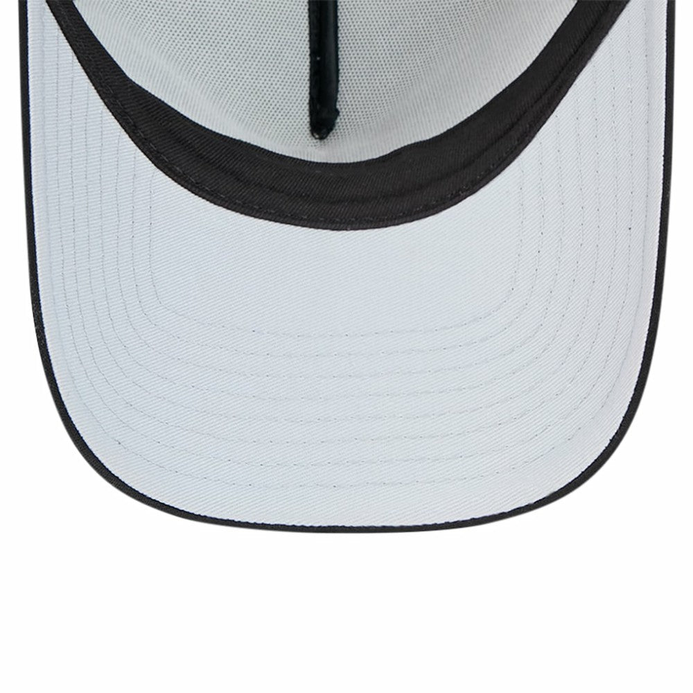 San Francisco Giants Retro Wordmark 9FORTY A-Frame Trucker Adjustable Hat White | New Era