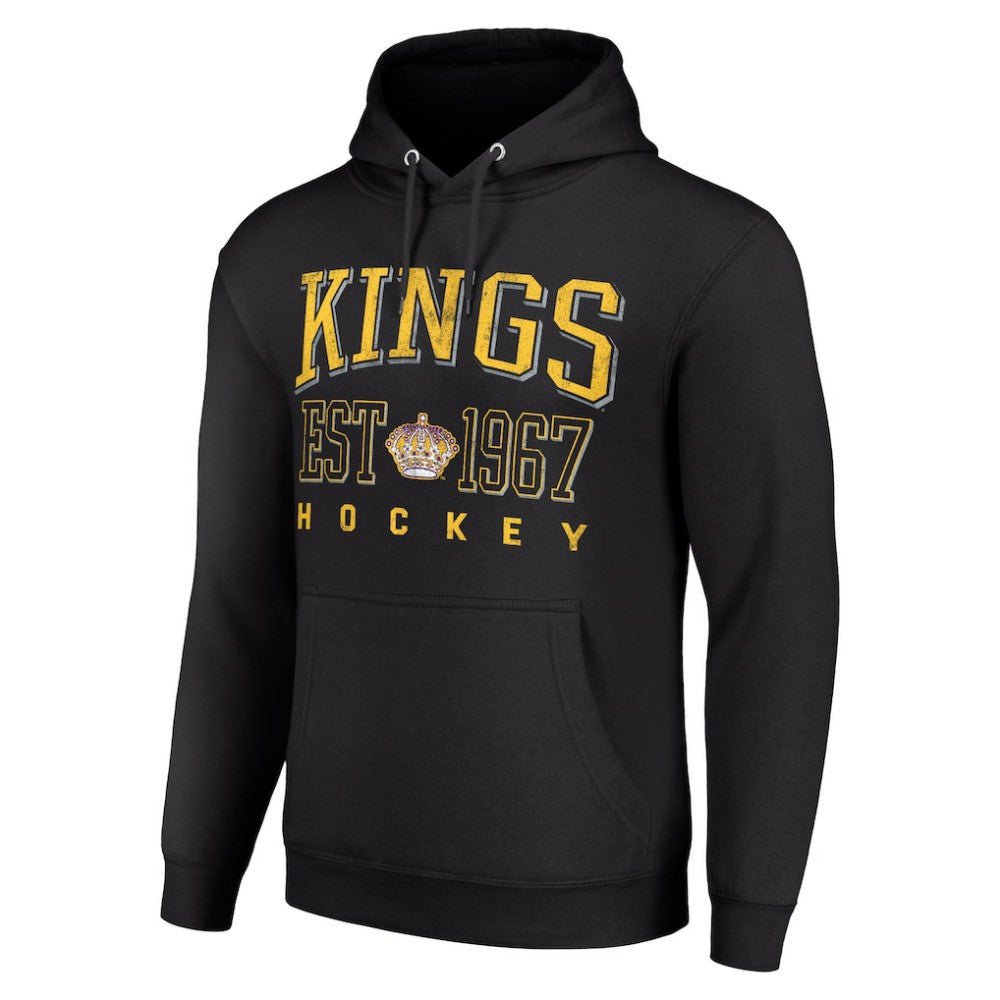 Los Angeles Kings Starter Retro Graphic Pullover Hoodie Black