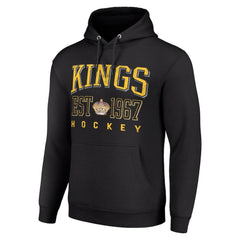 Los Angeles Kings Starter Retro Graphic Pullover Hoodie Black