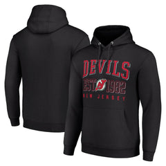 New Jersey Devils Starter Retro Graphic Pullover Hoodie Black
